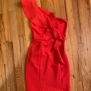Coral Cocktail Dress